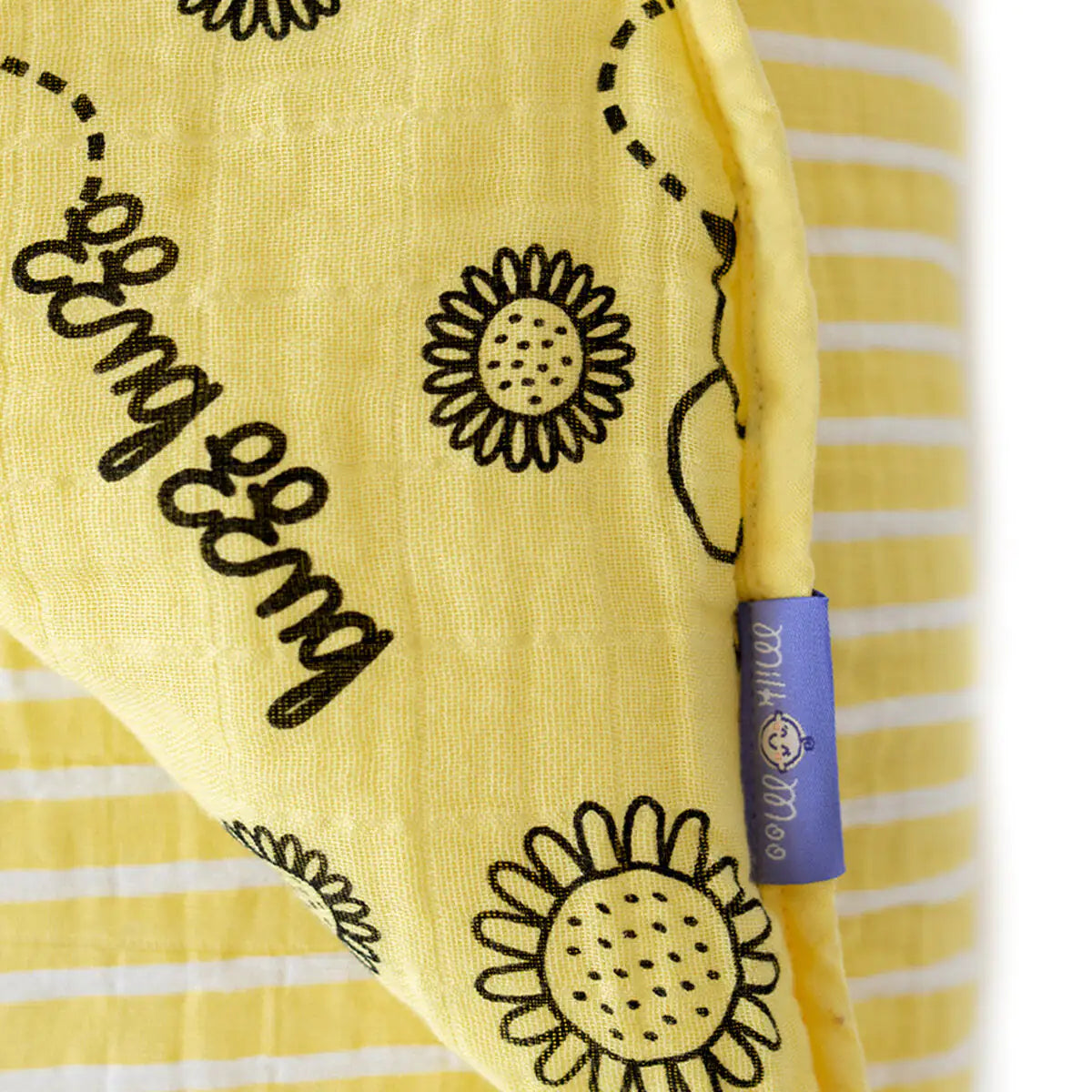 Buzzy Bee Baby Muslin Fiber Filled Blanket