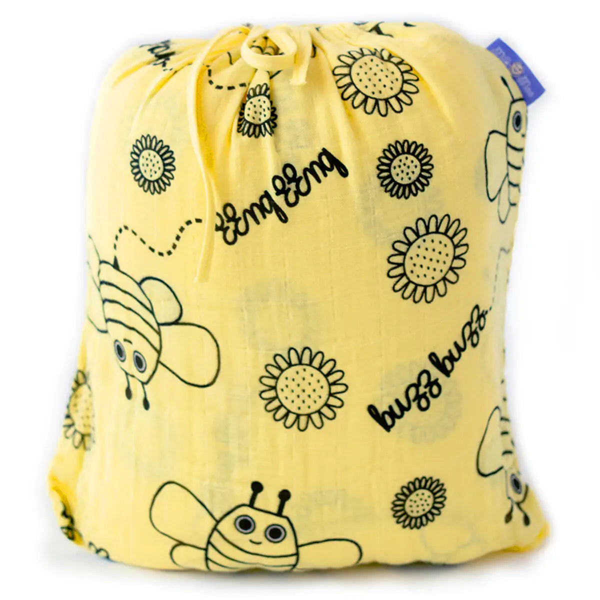 Buzzy Bee Baby Muslin Fiber Filled Blanket